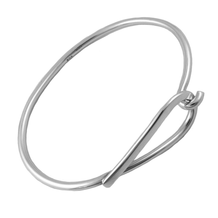 Front Hook Sterling Silver Bracelet