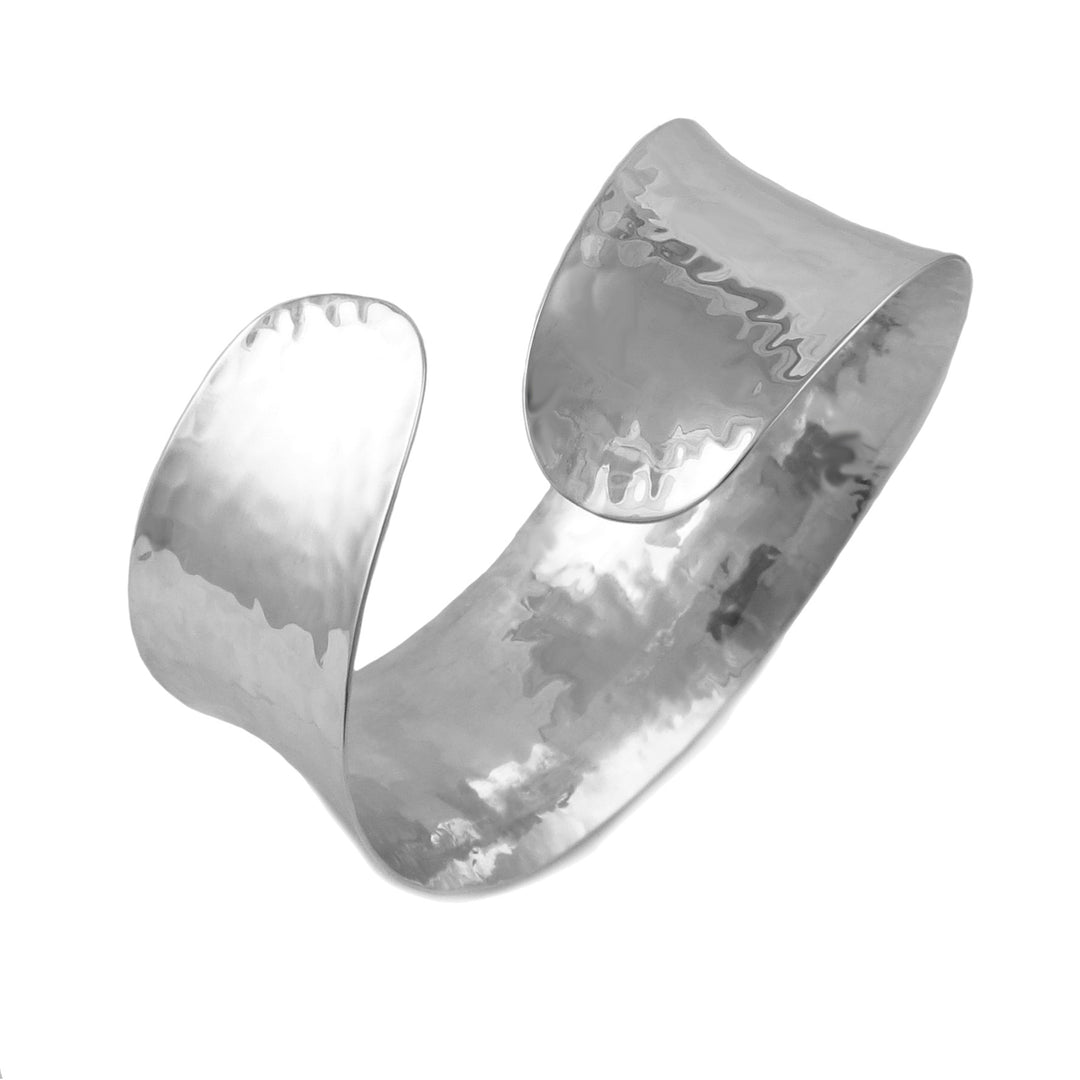 Chunky Sterling Silver Cuff Bracelet