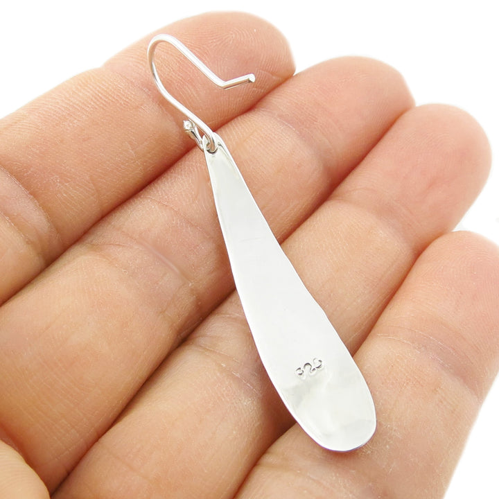 Hammered Sterling Silver Earrings for Women