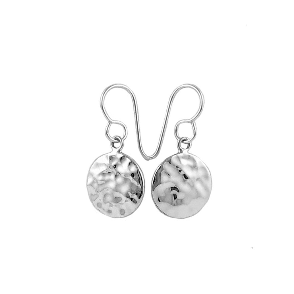 Everyday Essential Hammered Drop Earrings