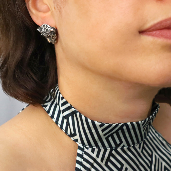 Animal Attraction Silver Earrings