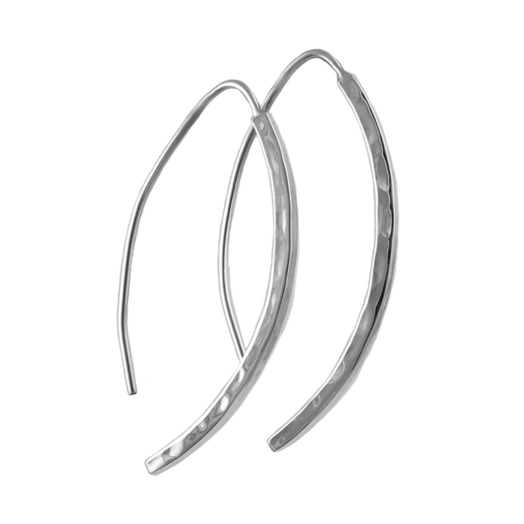 Silver Threader Drop Earrings