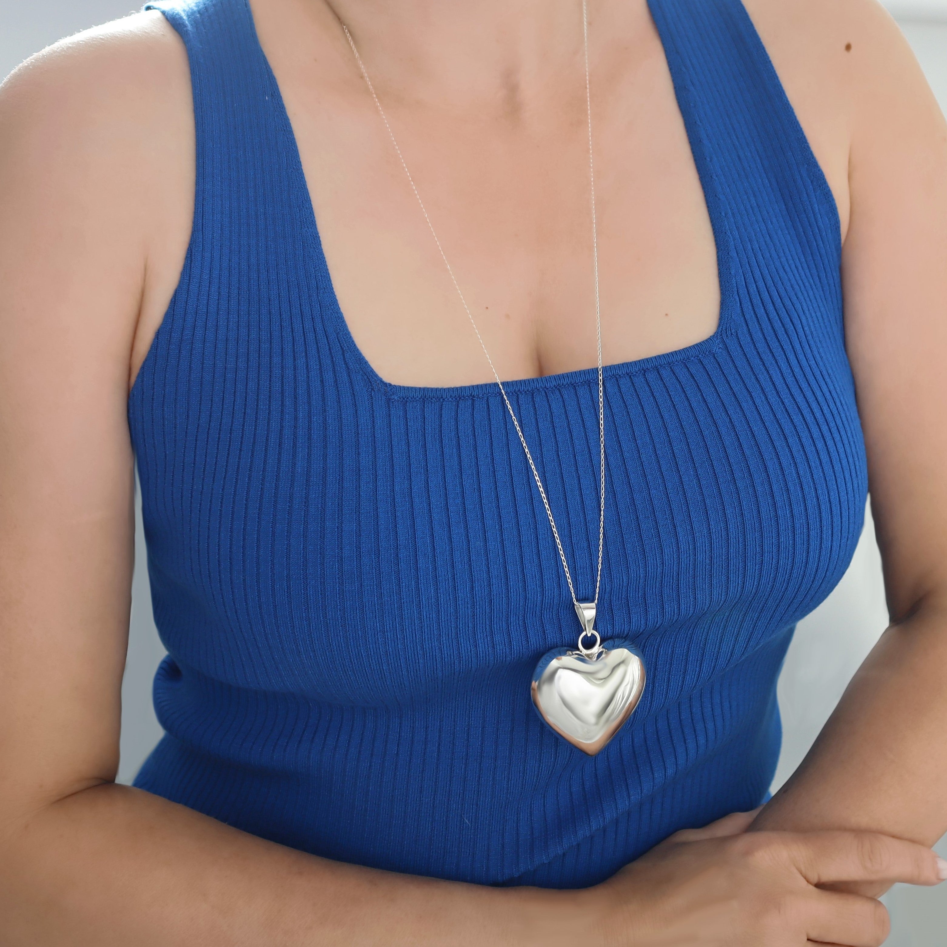 Birthday Gifts For Girlfriend 925 Sterling Silver Heart Pendant 