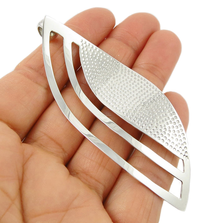 Silver Cascade Pendant Necklace