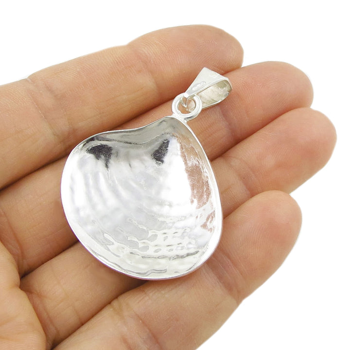 Sterling Silver Sea Shell Pendant