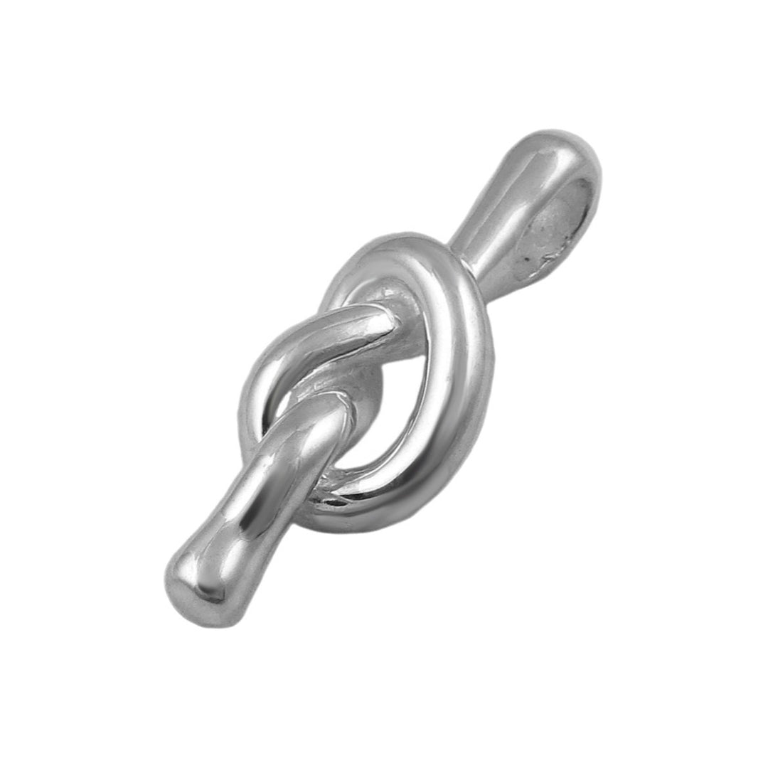 Eternal Knot Pendant Necklace in 925 Silver