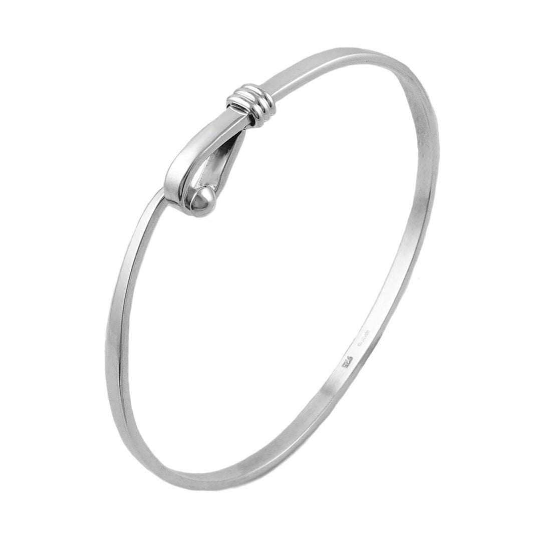 Front Hook Sterling Silver Bracelet - Handmade Jewellery