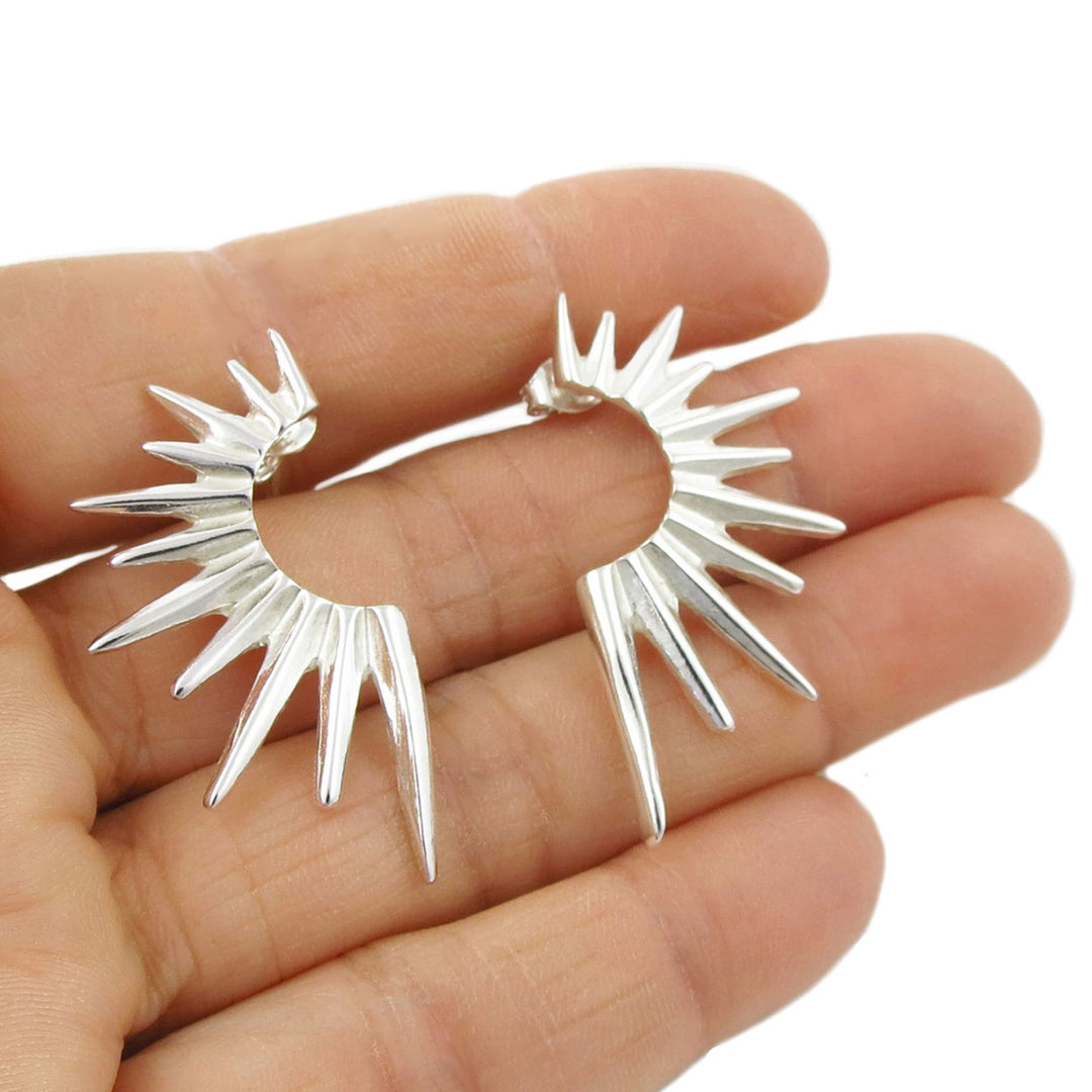 Radiant Sunshine Earrngs in 925 Sterling Silver