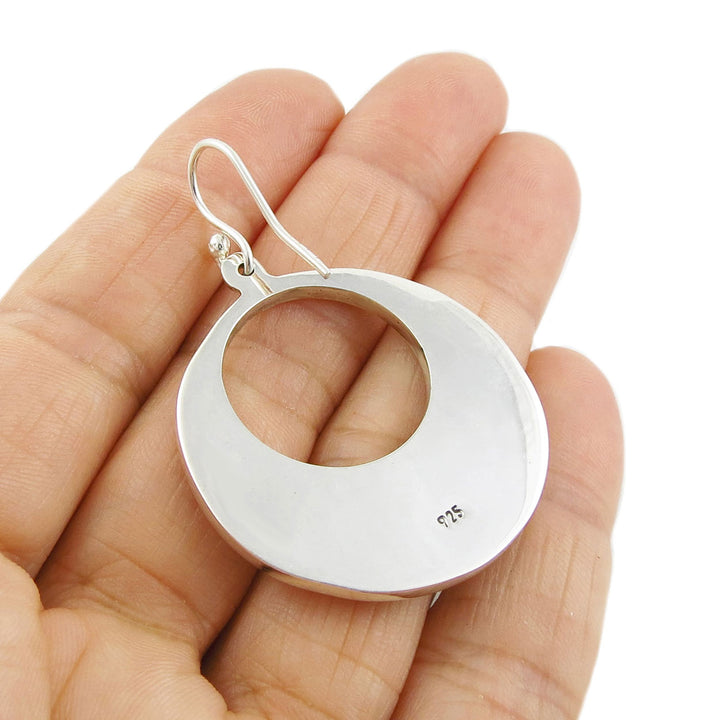 Silver Bubble Hoop Earrings