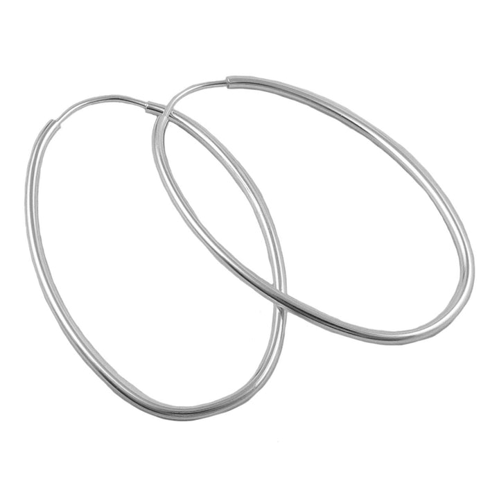 Endless Hoop Earrings in 925 Silver