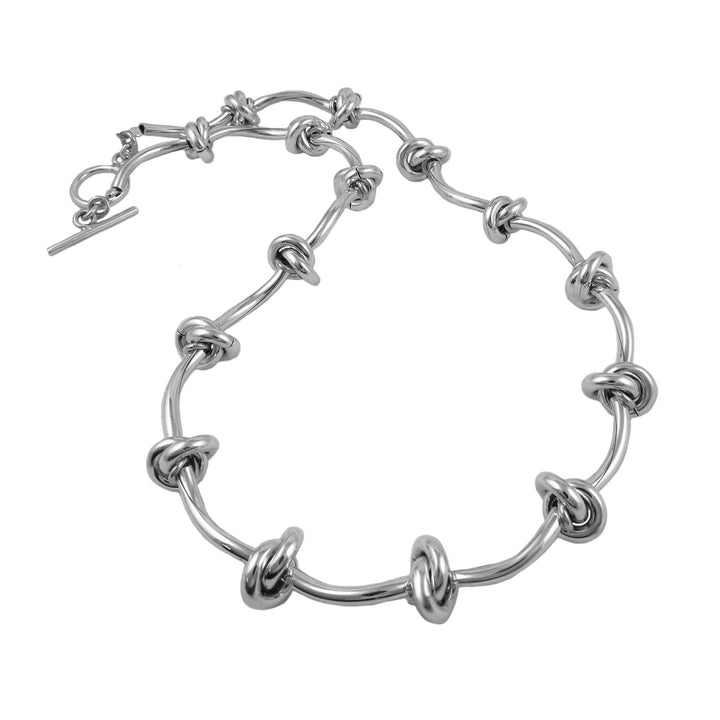 Sterling Silver Eternity Necklace