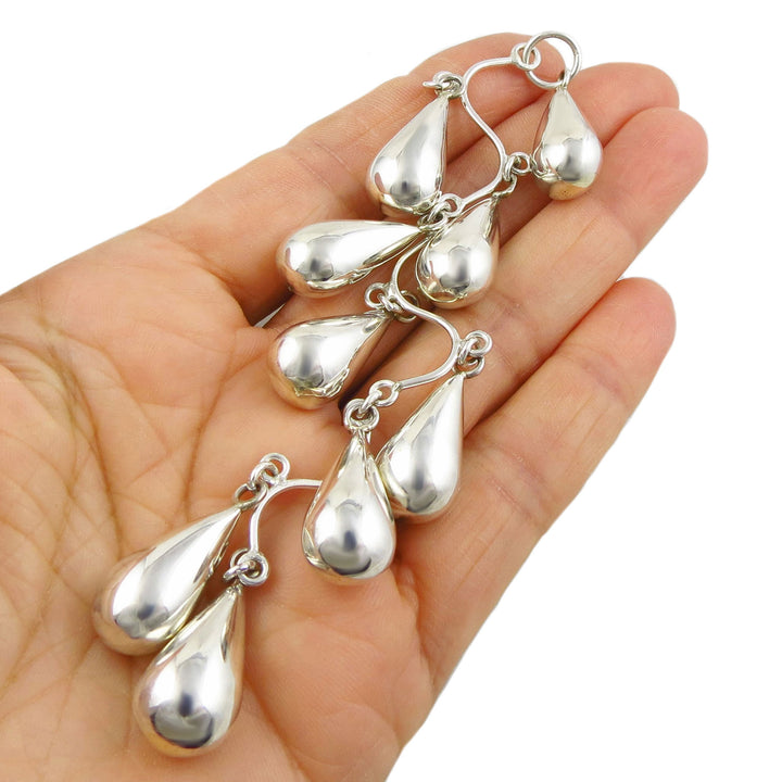 Sterling Silver Teardrop Pendant Necklace
