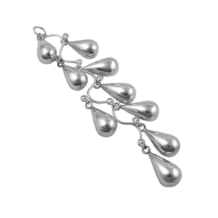Sterling Silver Teardrop Pendant Necklace