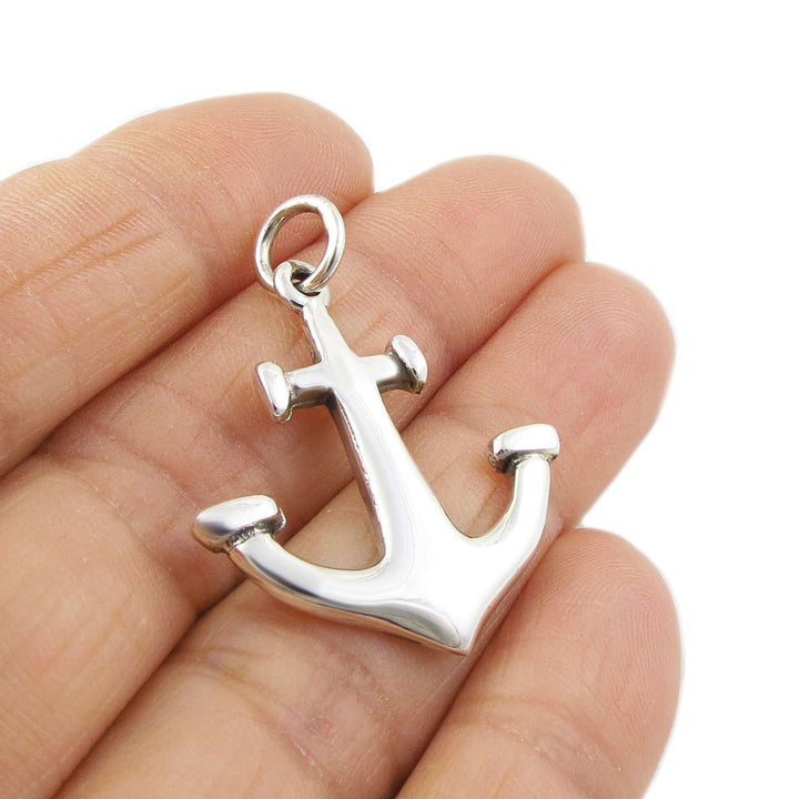Anchor Pendant in Sterling Silver