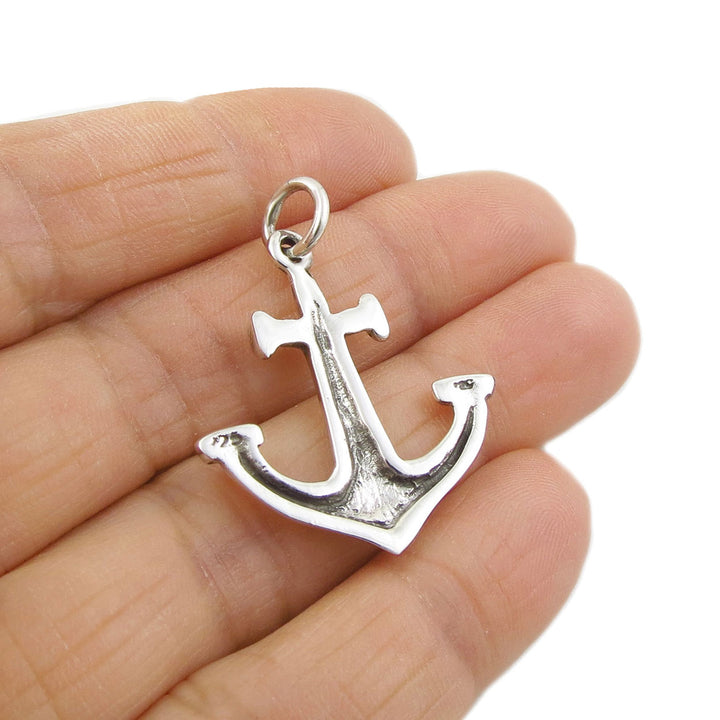 Anchor Pendant in Sterling Silver
