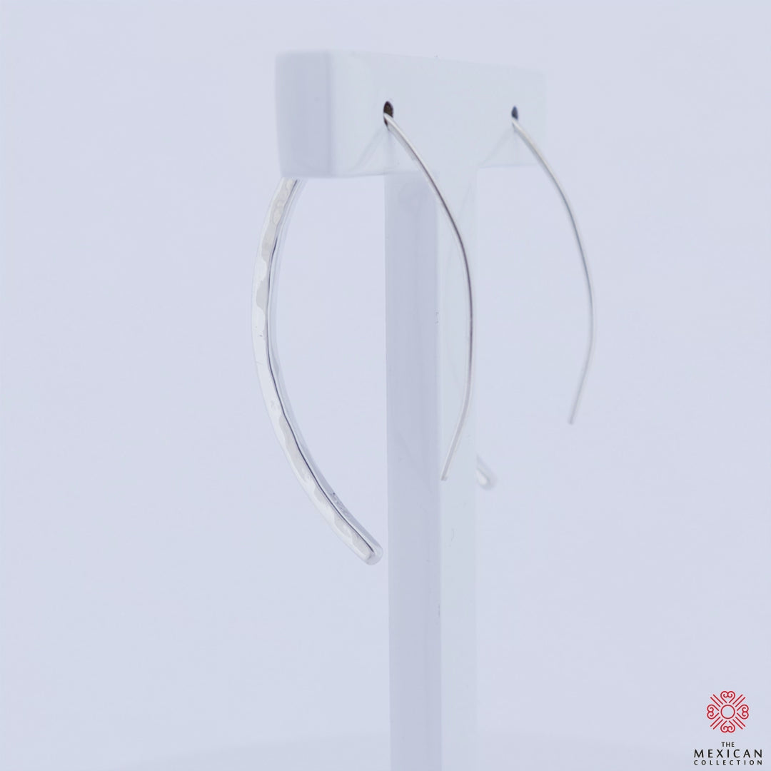 Silver Threader Drop Earrings