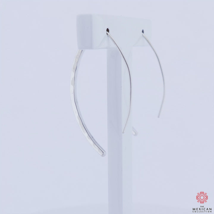 Silver Threader Drop Earrings