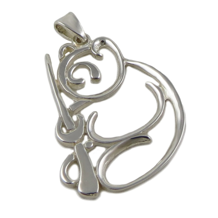 Silver Panda Pendant Necklace