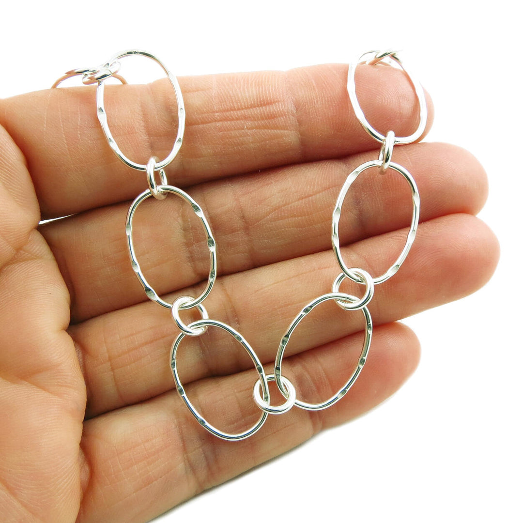 Women's Sterling Silver Link Chain Bracelet