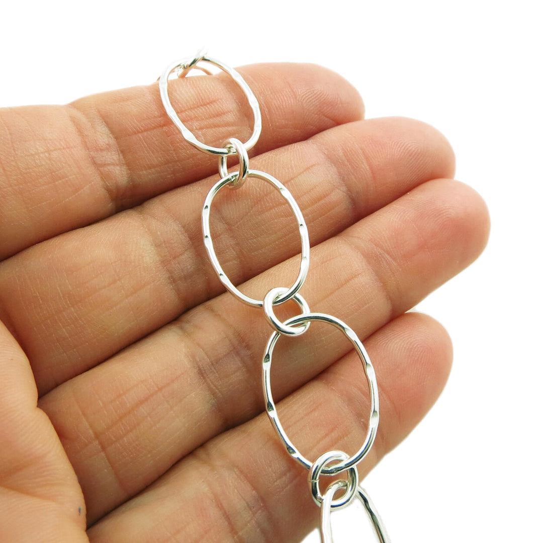 Women's Sterling Silver Link Chain Bracelet