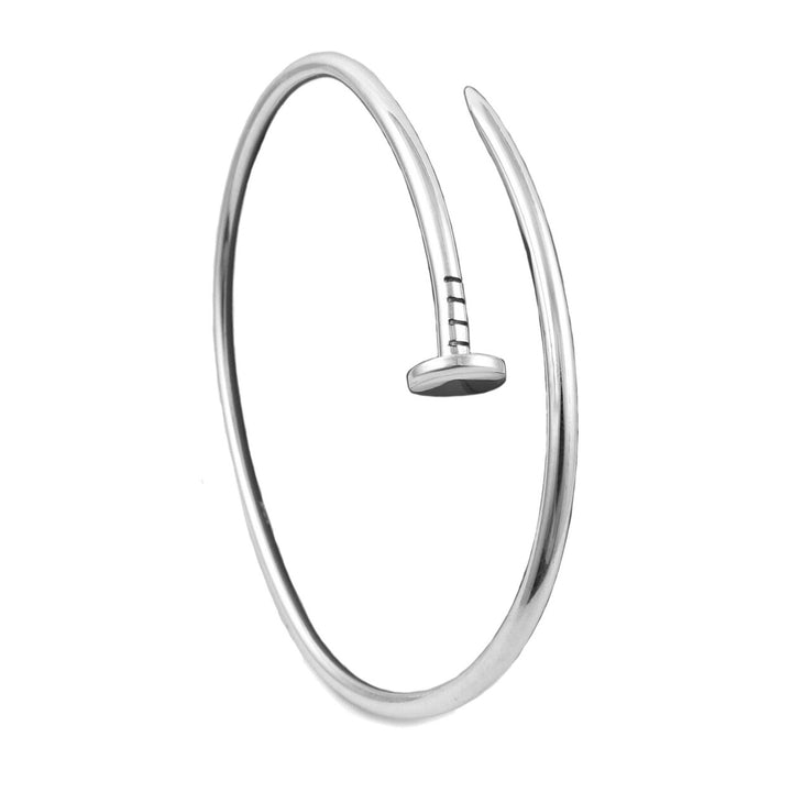 Nail Bracelet in Sterling Silver