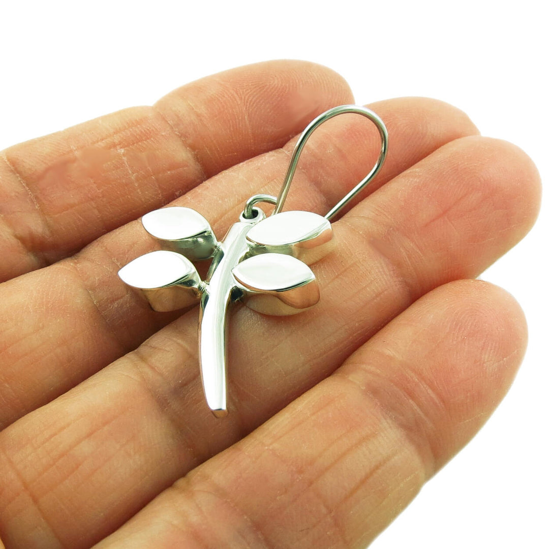 Sterling Silver Dragonfly Earrings