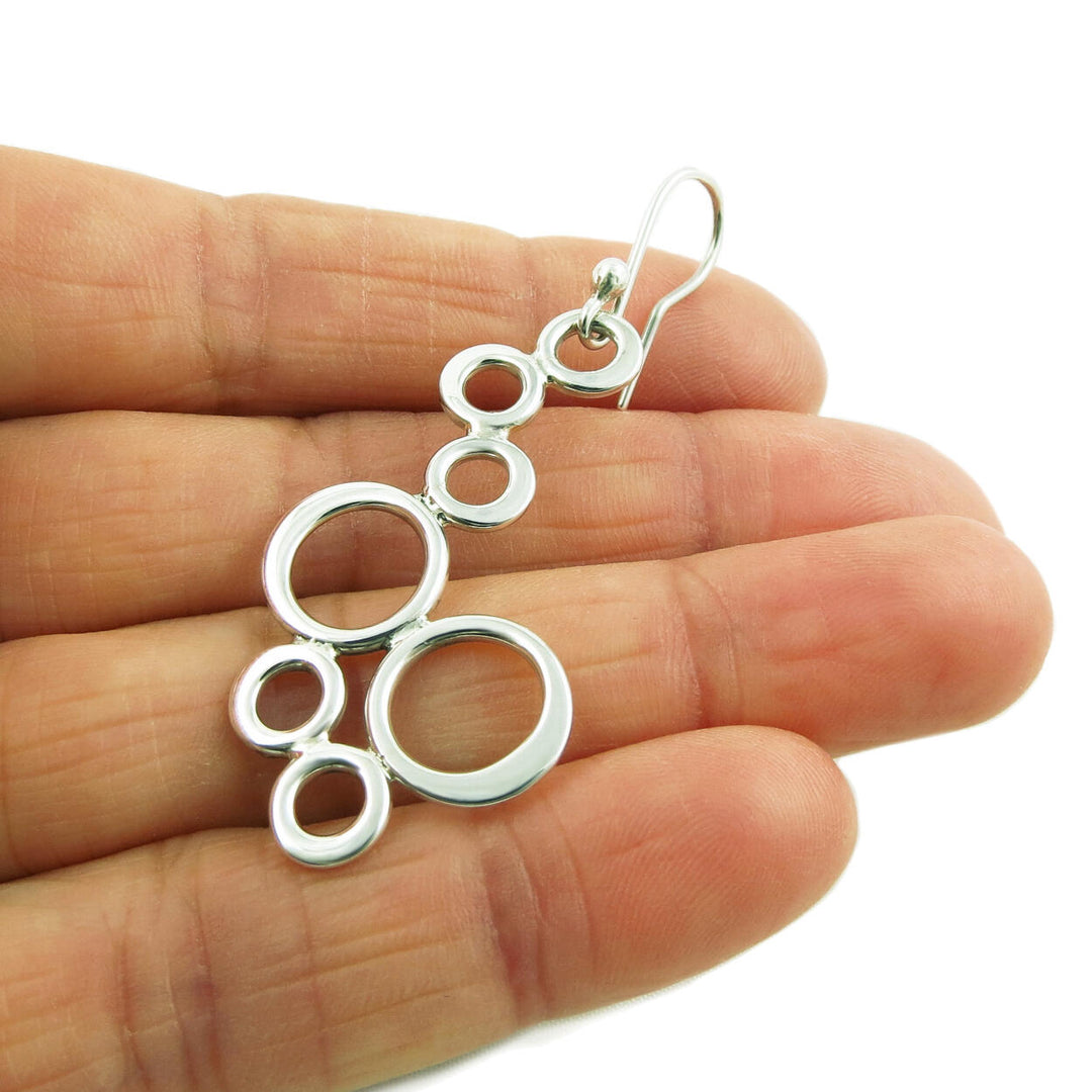 Sterling Silver Bubble Earrings