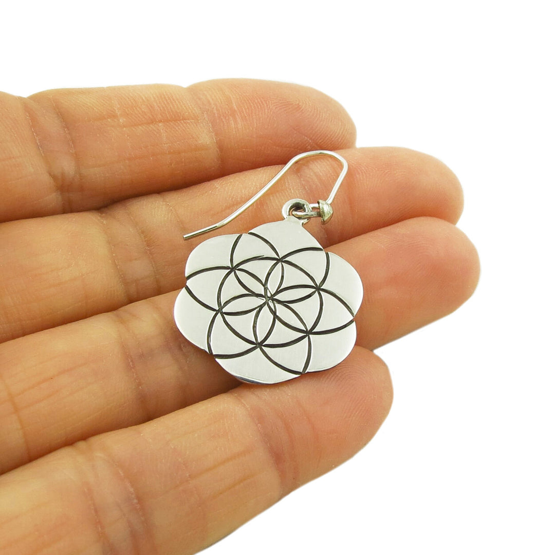 Maria Belen Nilson Flower of Life Earrings
