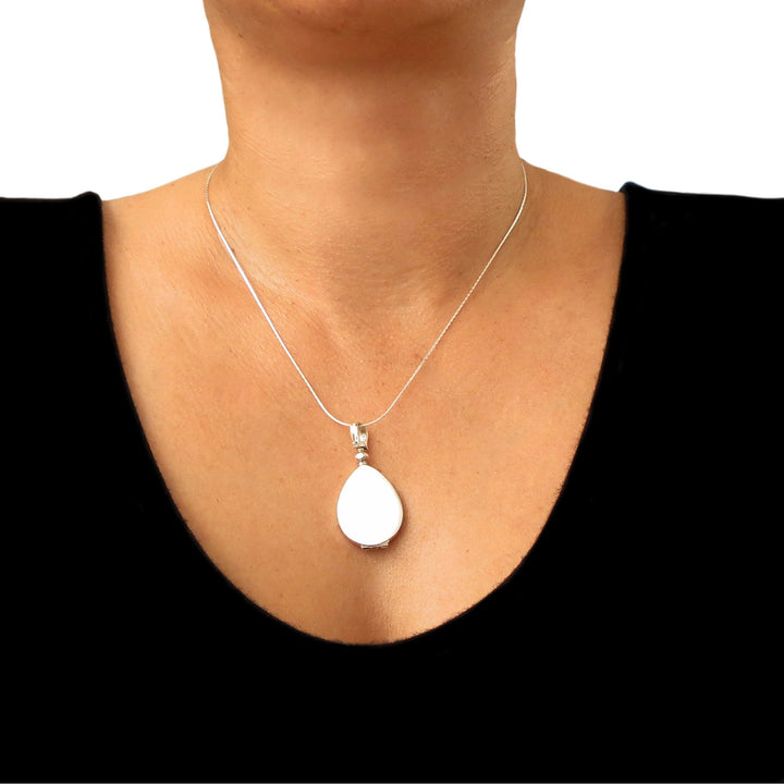 Sterling Silver Keepsake Locket Pendant Necklace