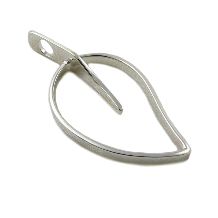 Tree Leaf Sterling Silver Pendant