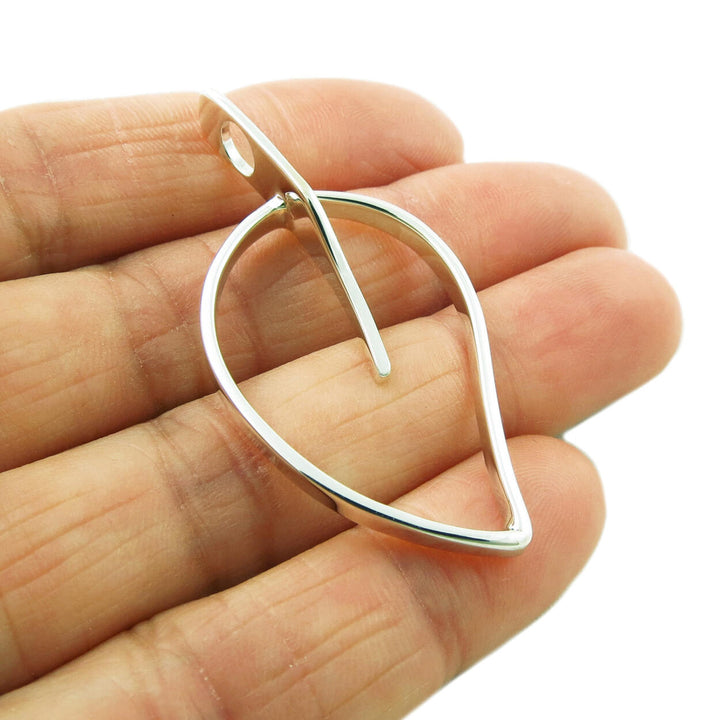 Tree Leaf Sterling Silver Pendant