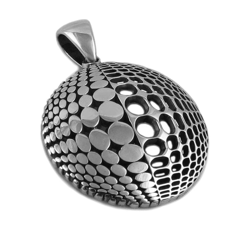 Sterling silver hot sale globe pendant