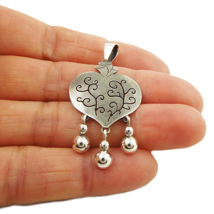 Maria Belen Love Heart Pendant Necklace
