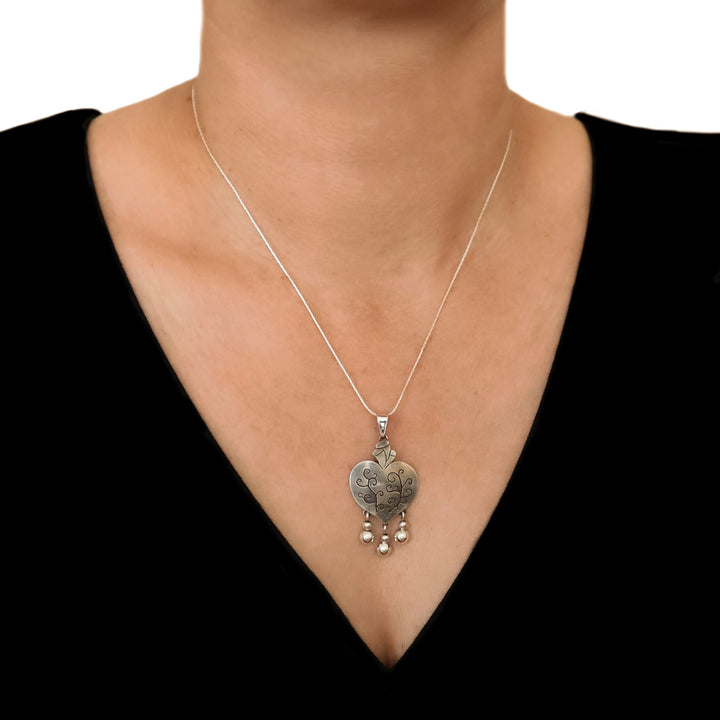 Maria Belen Love Heart Pendant Necklace