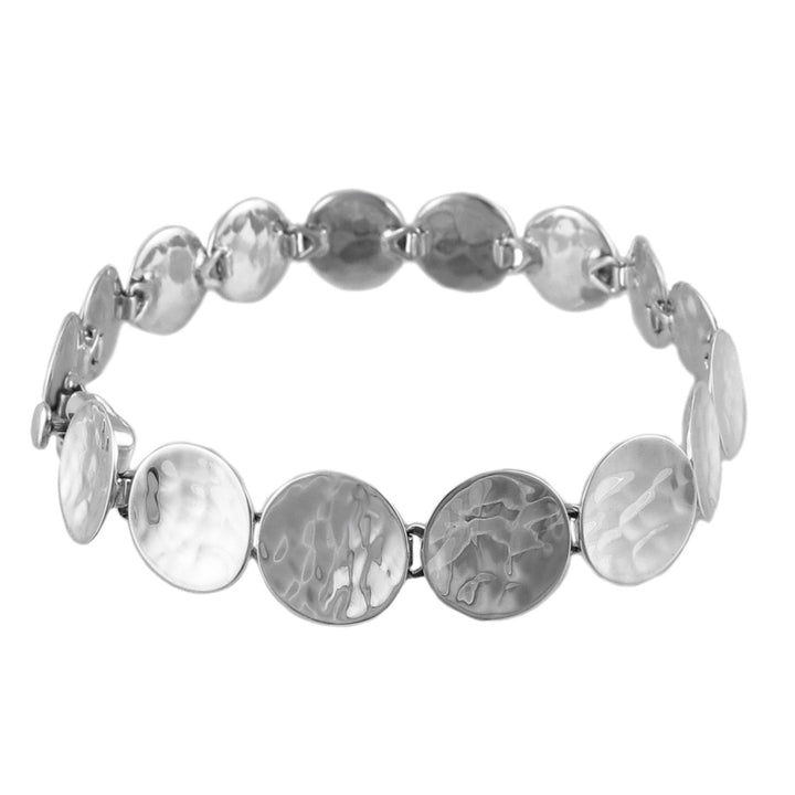 Sterling Silver Circle Link Bracelet