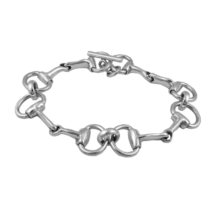 Women's Silver Horsebit Bracelet