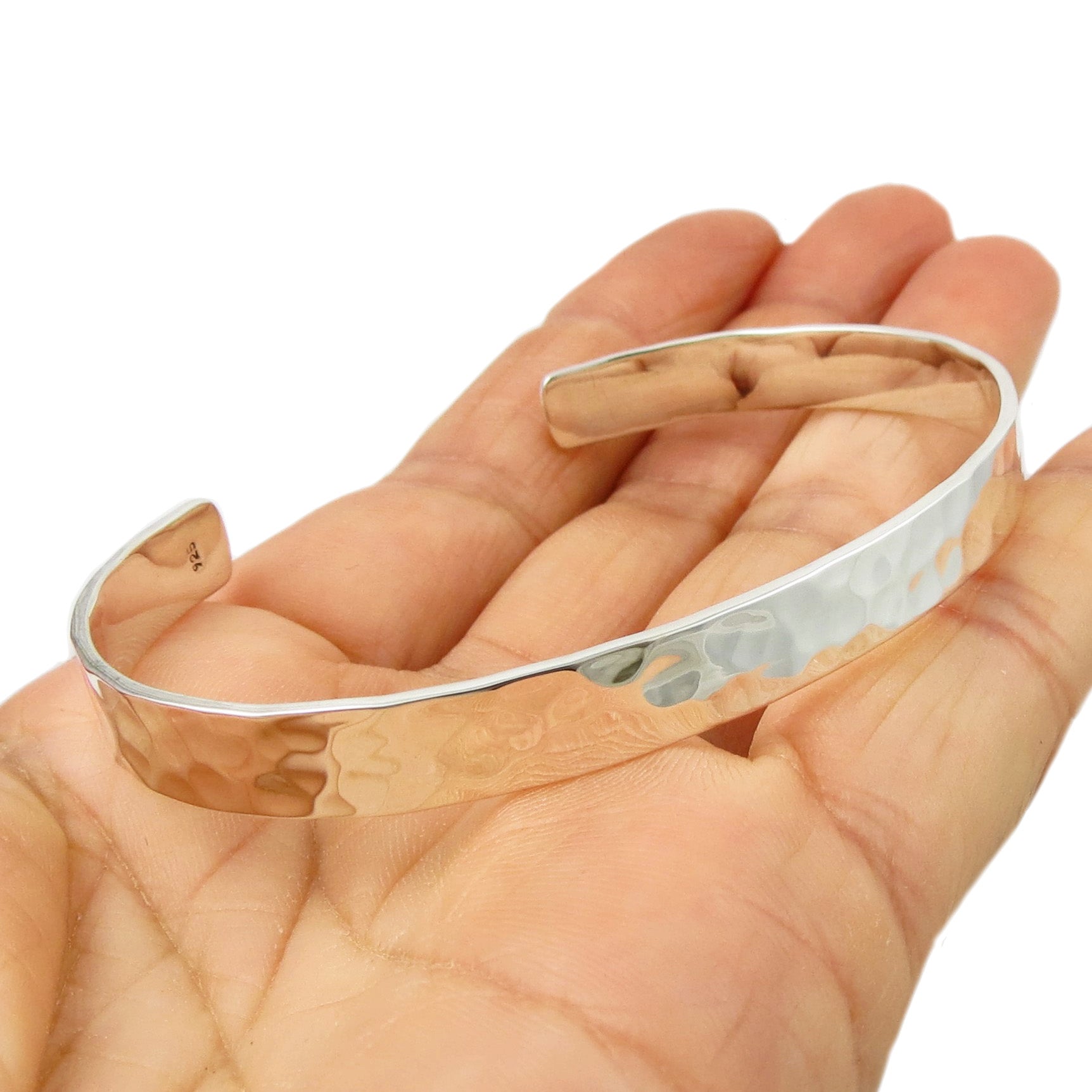 メキシカンジュエリー Hammered Cuff Bracelet