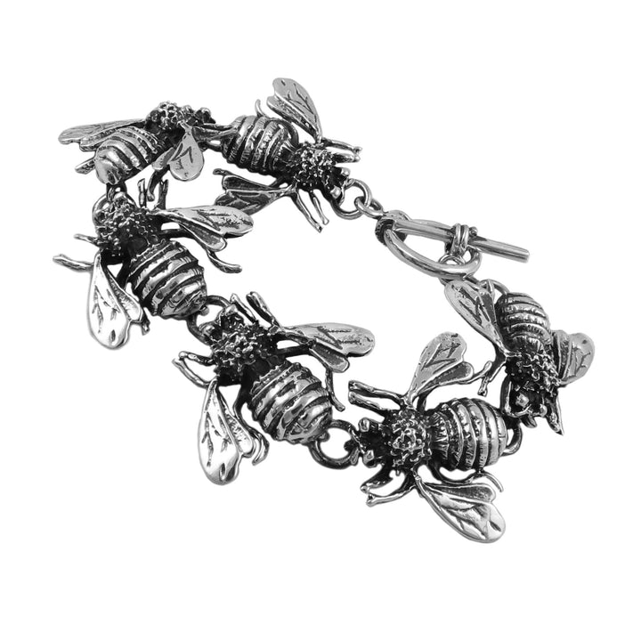 Sterling Silver Bee Bracelet