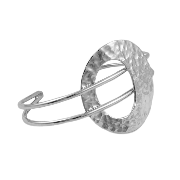 Wide 925 Sterling Silver Bracelet Cuff in a Gift Box