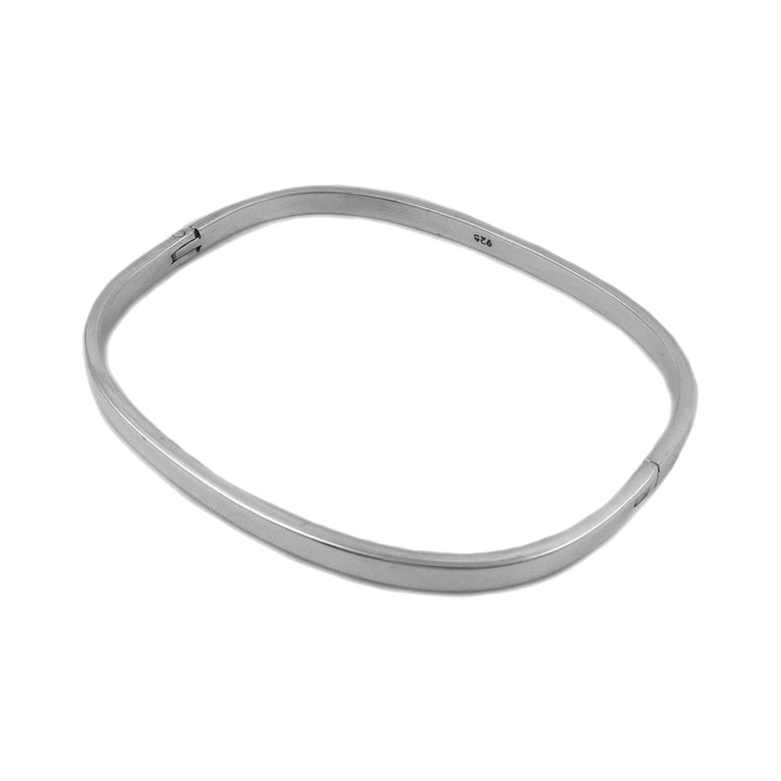 Hinged Solid 925 Sterling Silver Bracelet Cuff