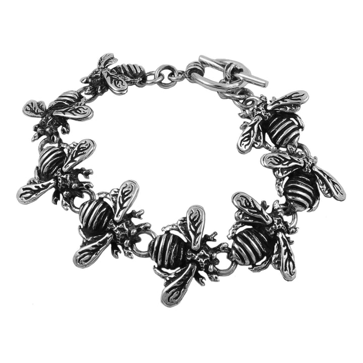 Sterling Silver Bee Bracelet