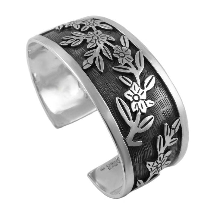 Taxco Cuff Sterling Silver Designer Bracelet - Handmade