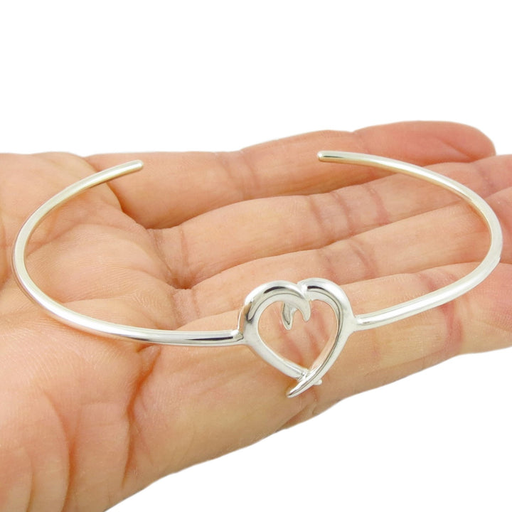 Classic Loving Heart 925 Silver Bracelet