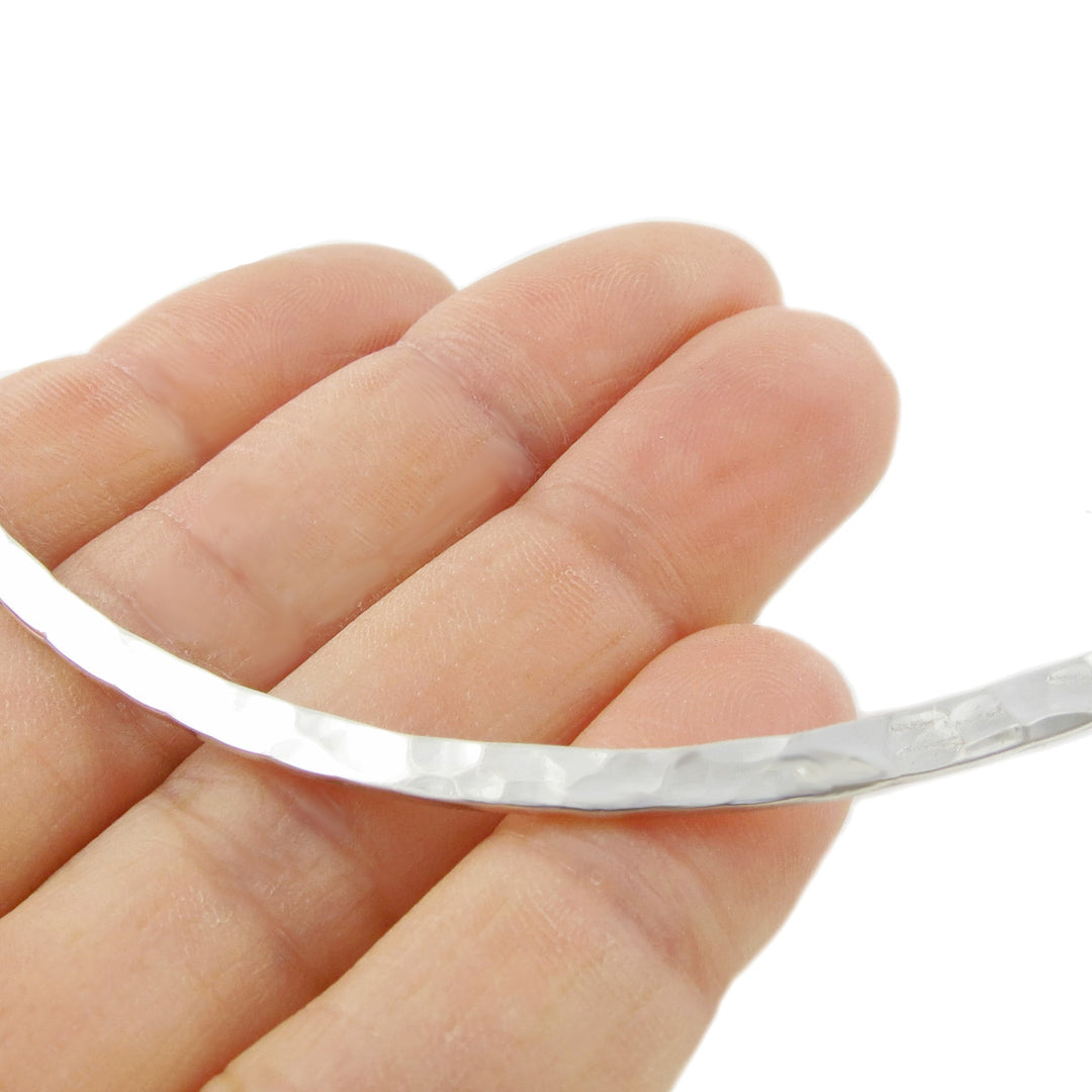 Silver Choker Necklace Torque
