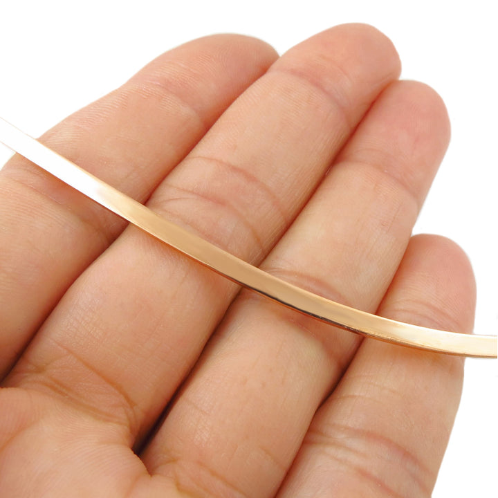 Solid Copper Choker Necklace for Women