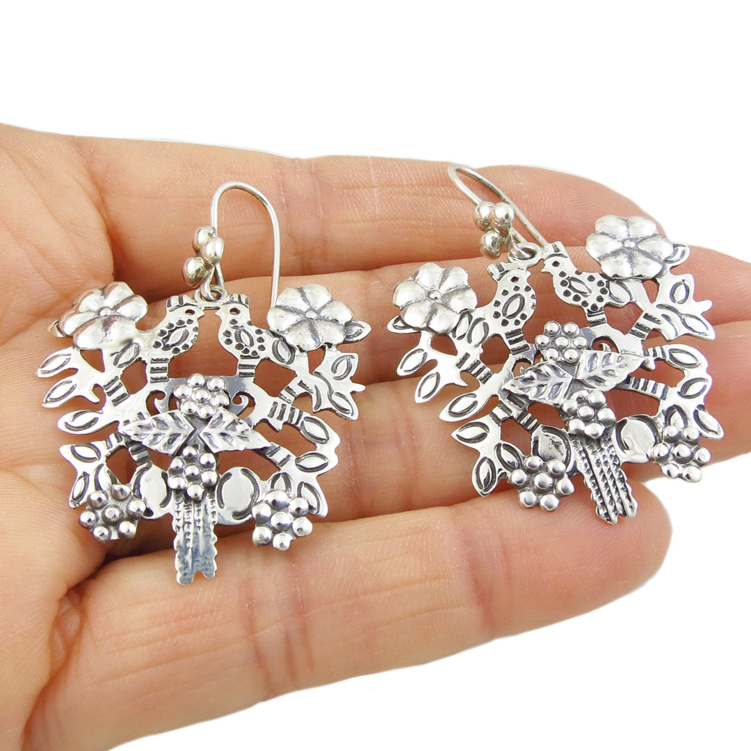 Tree of Life 925 Sterling Silver Earrings