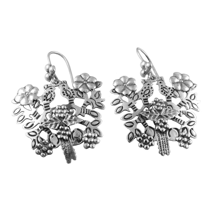 Tree of Life 925 Sterling Silver Earrings