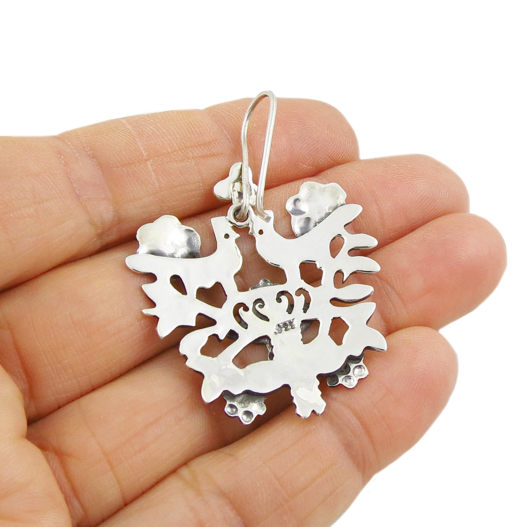 Tree of Life 925 Sterling Silver Earrings