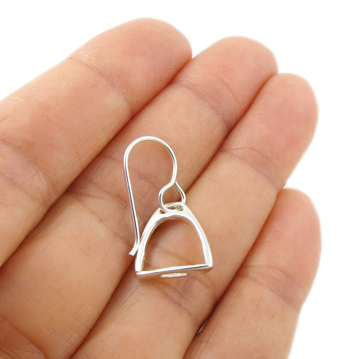 Equestrian Silver Stirrup Earrings