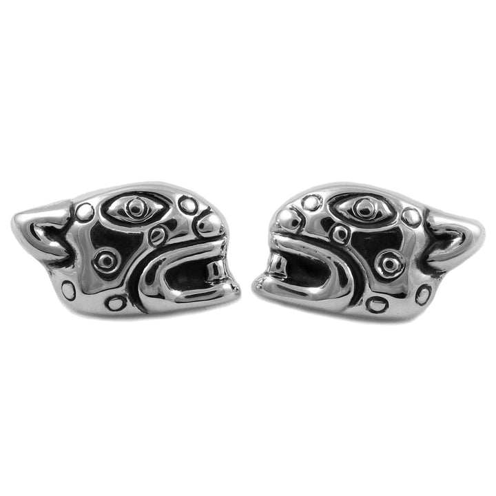Sterling Silver Jaguar Earrings